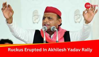 Stampede-Like Situation At SP Leader Akhilesh Yadav's Rally in Uttar Pradesh's  Azamgarh