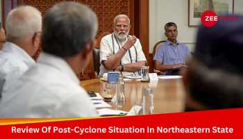 PM Modi Holds Meeting To Review Post-Cyclone Situation In Northeastern State