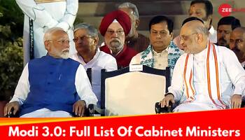 Modi Cabinet 3.0: Check Full List Of Union Ministers In Newly Formed NDA Govt