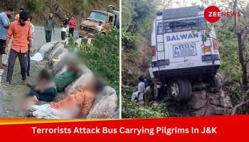 10 Killed As Terrorists Open Fire At Bus Carrying Pilgrims In J&K's Raesi