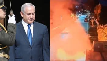 Two Flash Bombs Strike Israel PM Netanyahu’s Garden At Caesarea Residence: WATCH