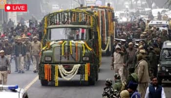 Manmohan Singh Funeral LIVE Updates: Ex-PM's Final Journey Begins; Last Rites Today At Delhi’s Nigambodh Ghat  