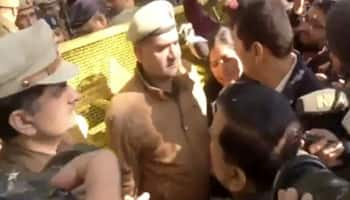 Police Block AAP Leaders At Delhi CM’s Residence During ‘Sheesh Mahal’ Investigation