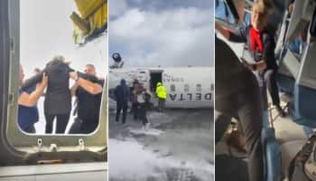 Chilling Video Shows Passengers Crawling Out Of Delta Flight's Wreckage At Canada Airport: WATCH 