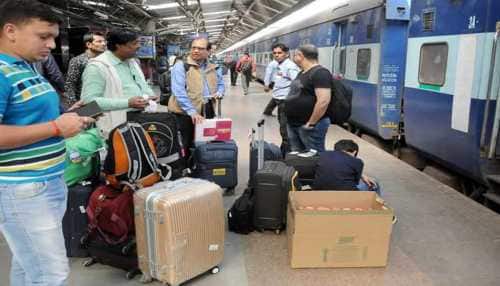 Luggage weight limit in train clearance
