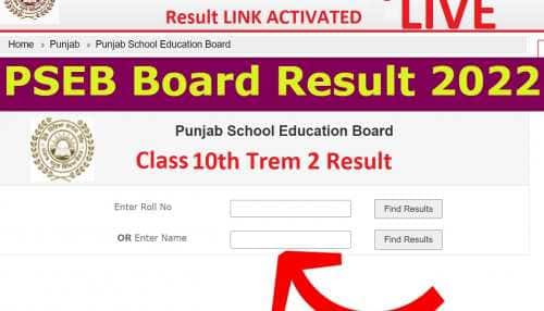 Punjab Board, PSEB 10th Result 2022 announced, 97.94% passed