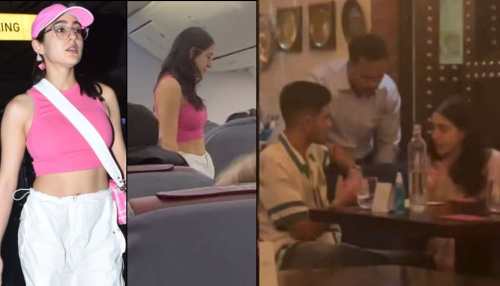 X Video Sara Ali Khan - Sara Ali Khan and cricketer Shubman Gill spotted in same hotel, flight;  fans speculate they are a couple - Watch | People News | Zee News