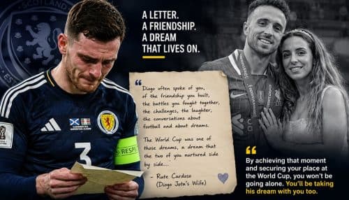 WATCH: Diogo Jota's widow writes emotional letter to Andy Robertson ahead of FIFA WC 2026; 'WC