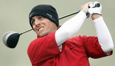 Joint leader Francesco Molinari tries to gatecrash Ryder Cup party