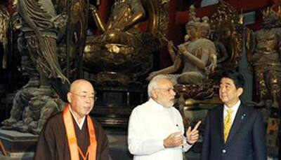 PM Narendra Modi visits ancient Buddhist temples, meets Kyoto Mayor Daisaku Kadokawa