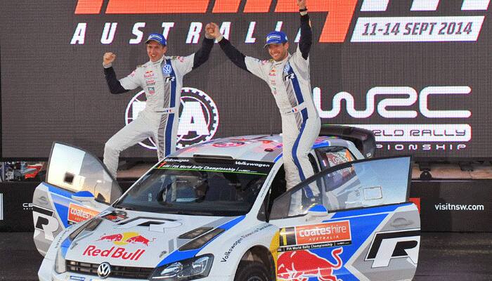 Sebastien Ogier leads Volkswagen podium sweep in Rally Australia