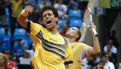Brazil take lead over Spain in Davis Cup playoff
