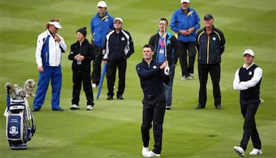 Martin Kaymer, Thomas Bjorn open Ryder Cup match with Rickie Fowler, Jimmy Walker