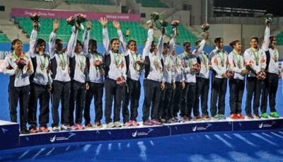 Indian women's hockey team returns home with Asiad bronze