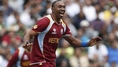 West Indies captain Dwayne Bravo, Andre Russell arrive in India