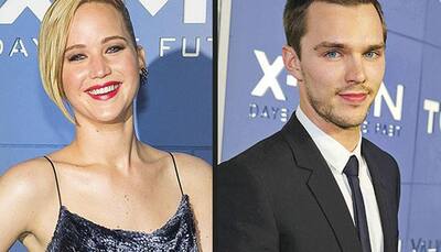 Ex-lovers Lawrence, Hoult get intimate on screen