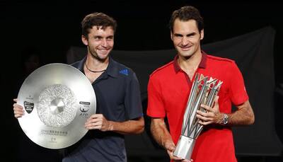 Roger Federer edges Gilles Simon to win Shanghai Masters