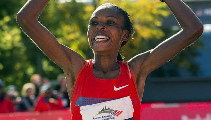 Rita Jeptoo Defends Chicago Marathon Women`s Title | Indian Athletes ...