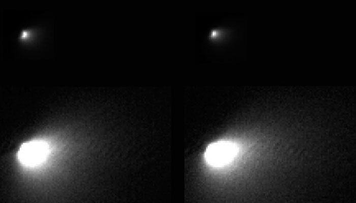 NASA&#039;s Mars spacecraft sends back images of comet Siding Spring