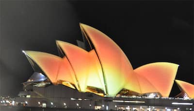 Sydney Opera House lights up for Diwali