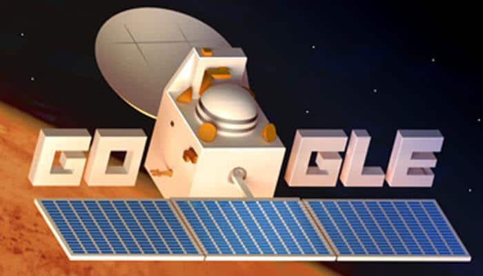 Google celebrates Mangalyaan&#039;s one month in Mars orbit with a doodle