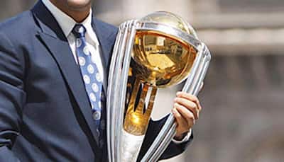 Rolling Stones get hands on ICC World Cup trophy