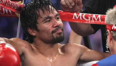 Manny Pacquiao roughs up sparring partners before Algieri fight