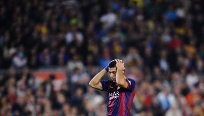 Luis Suarez hurt by `unjust` defeat on home debut