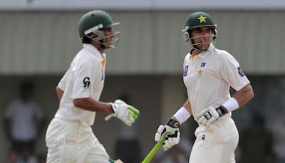 Misbah-ul Haq leads Pakistan`s rampage with fastest fifty in Tests