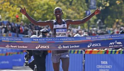 Kenyans Kipsang, Keitany win New York Marathon