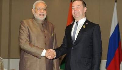 India-Russia ties will be strengthened: Modi tells Medvedev