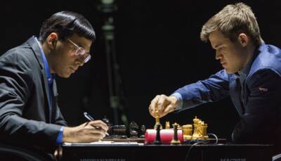 World Chess Championship: Game 9 between Anand, Carlsen drawn after repetition 