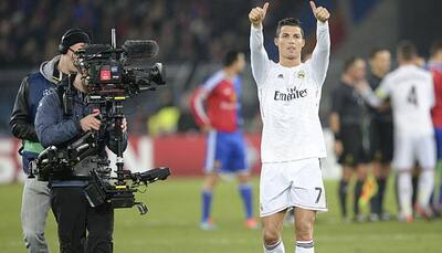 Cristiano Ronaldo nets as Real Madrid claim record-equalling win