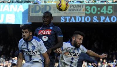 Napoli stunned by Empoli draw