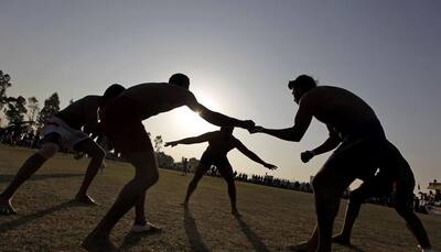 Pakistan players wear black arm bands in World Cup Kabaddi