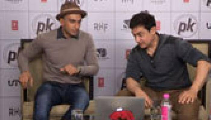 &#039;PK&#039; Chat: Aamir Khan would love to direct Ranveer Singh