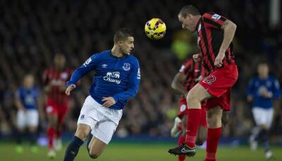 Everton striker Kevin Mirallas' ankle suffers minor injury