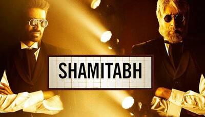 Check out: Amitabh Bachchan, Dhanush freeze frame in new 'Shamitabh' poster'!