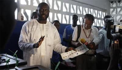 Football hero George Weah in landslide Liberian Senate win