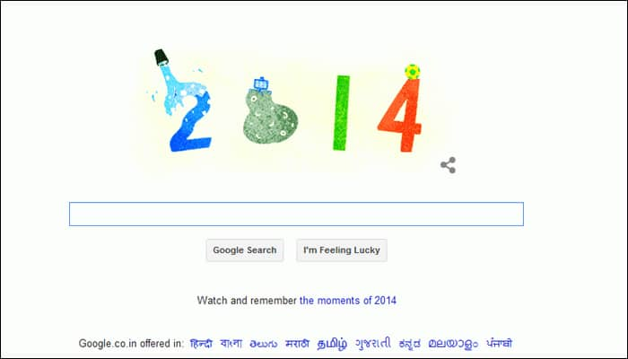 Google bids goodbye to 2014 with animated doodle