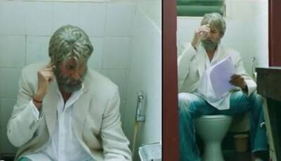 Watch: Amitabh Bachchan stuck in 'Piddly Loo'!