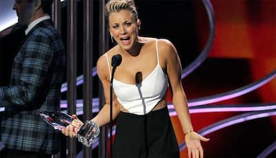 Kaley Cuoco forgets to thank husband at PCA