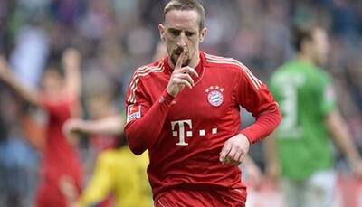 Hamburg fined for fan`s scarf attack on Franck Ribery