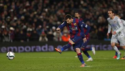 Lionel Messi hands Barcelona slender Cup lead over Atletico Madrid