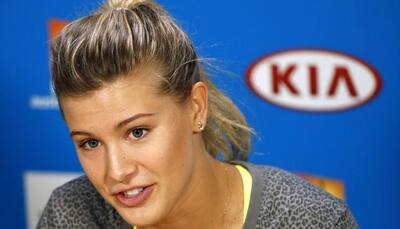 Eugenie Bouchard dumbfounded by `give us a twirl` request
