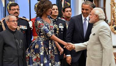 When Michelle Obama opted for “floral” prints