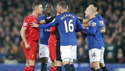 Everton deny Liverpool's Steven Gerrard victorious final derby