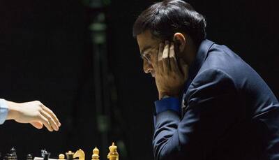 Viswanathan Anand beats David Baramidze in Grenke Chess