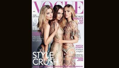 Delevingne, Waterhouse, Jagger pose topless