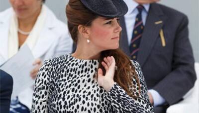 Kate Middleton repeats Dalmatian print coat